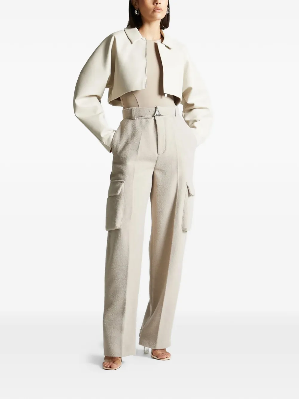 Manière De Voir Cropped jack Beige