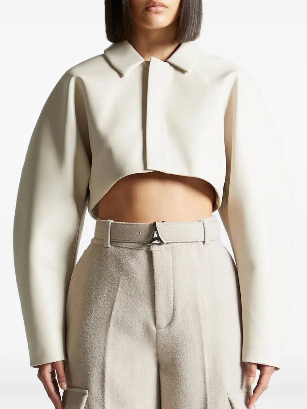 Manière De Voir Cropped jack Beige