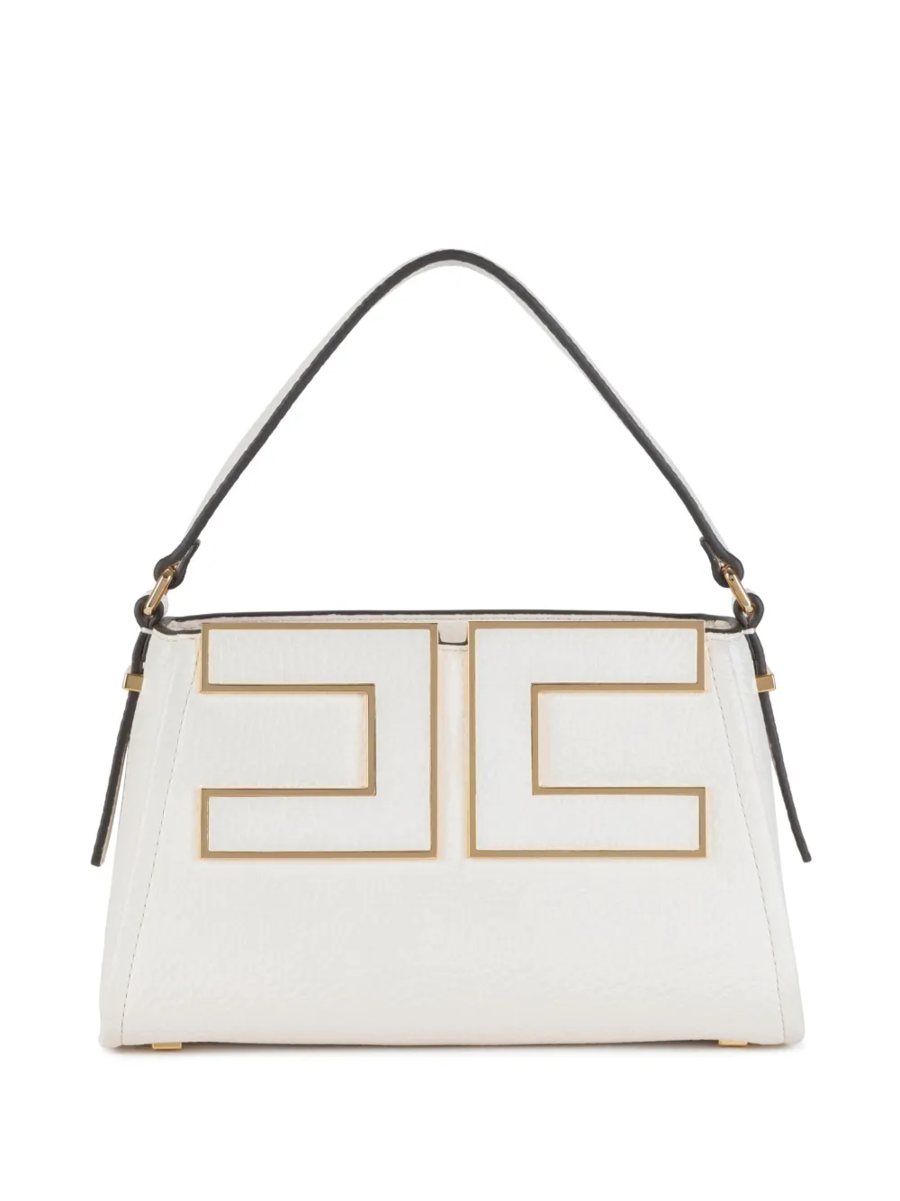 Elisabetta Franchi logo-detail top-handle tote bag - Marrone