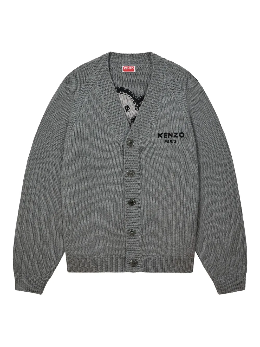 Kenzo Boke Flower cardigan - Grigio