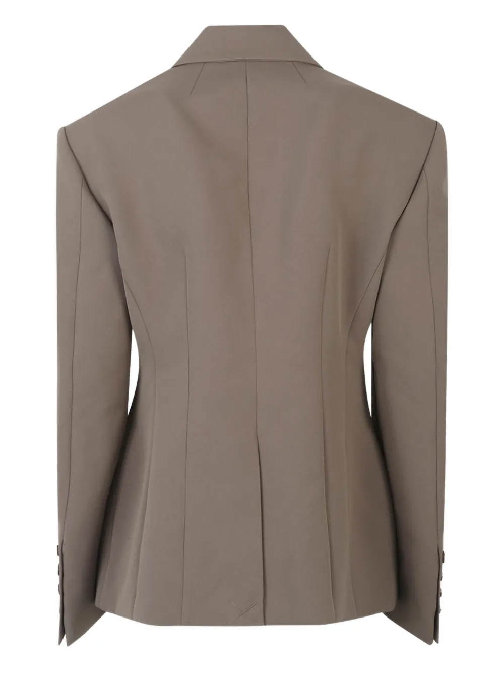 The Frankie Shop Doyer gekreukte blazer Beige