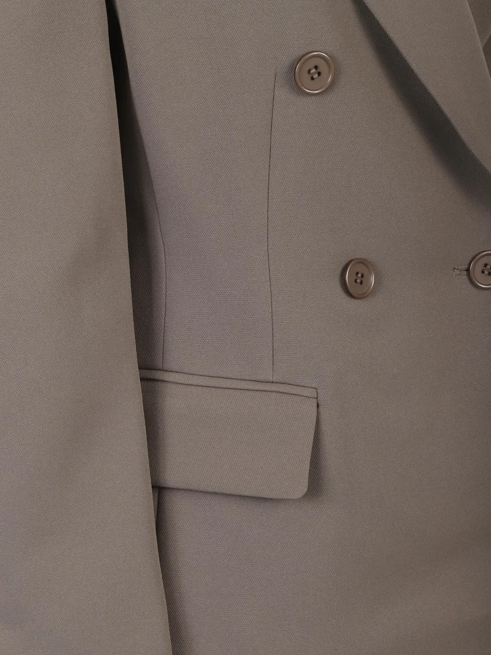 The Frankie Shop Doyer gekreukte blazer Beige