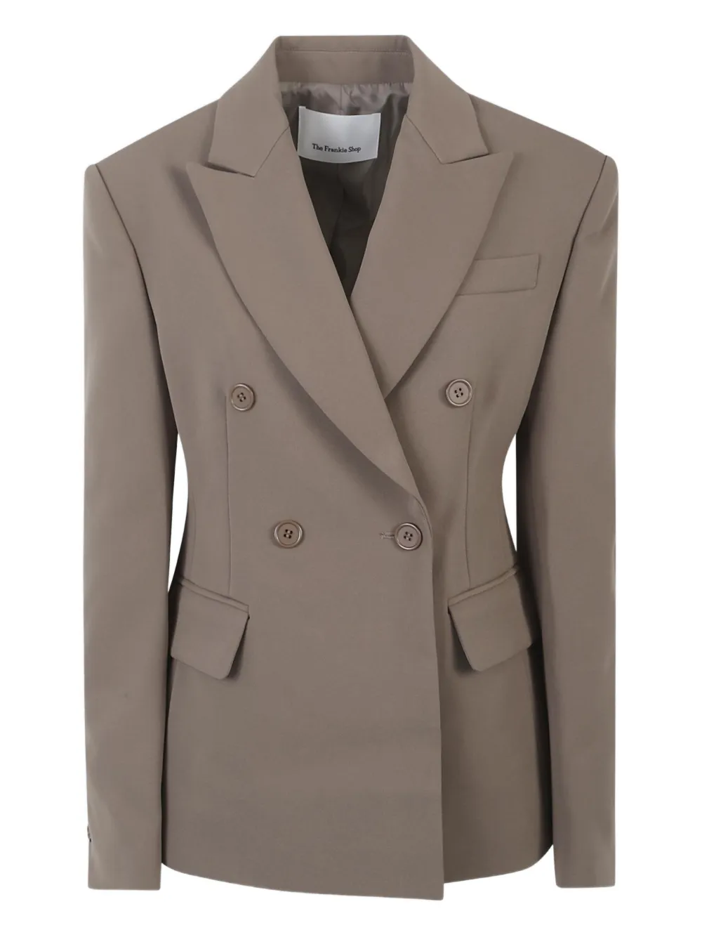 The Frankie Shop Doyer cinched blazer - Toni neutri