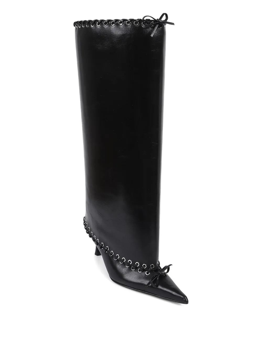 All In 70mm Level Eyelet Boot In Black