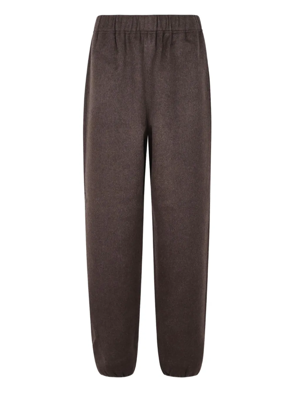 The Frankie Shop Delancey Wool Joggers In Brown