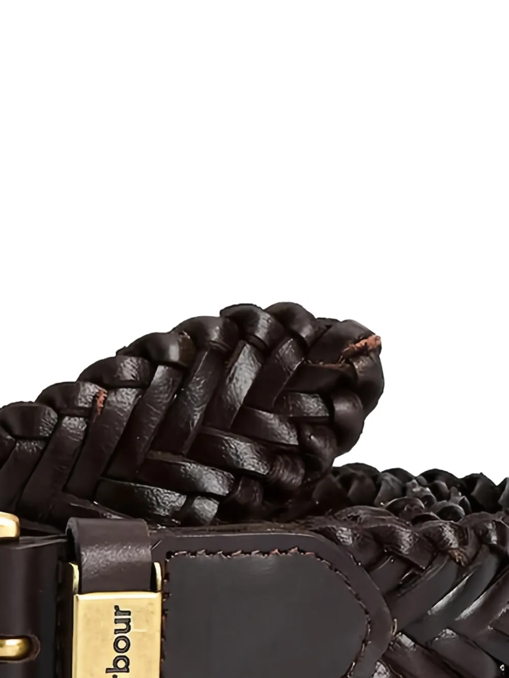 Barbour Redshore leather belt - Bruin