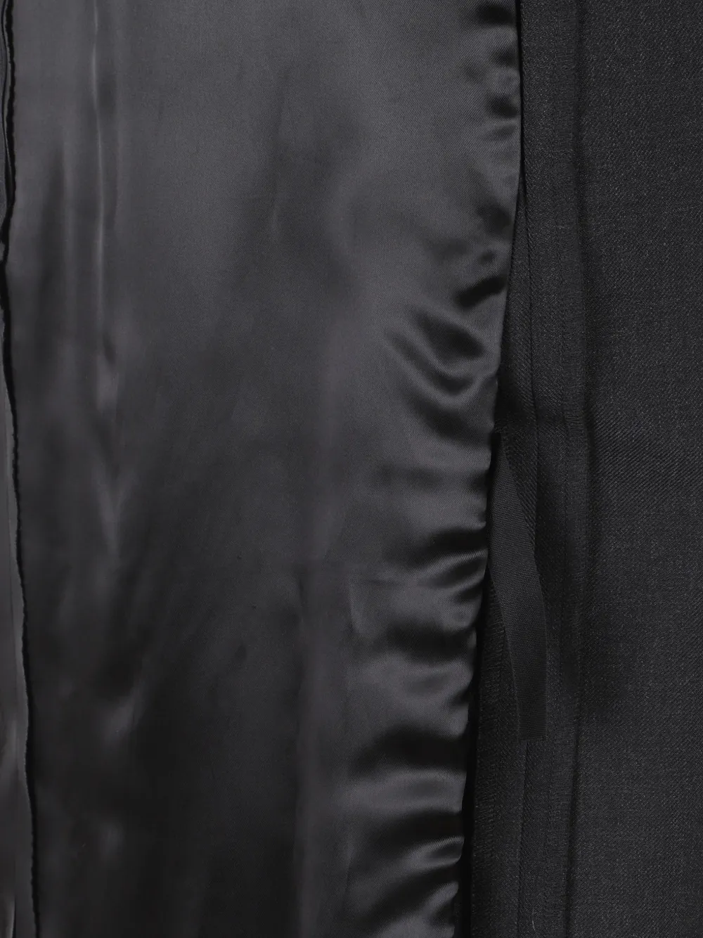 Maison Margiela Zip Midi Skirt In Black