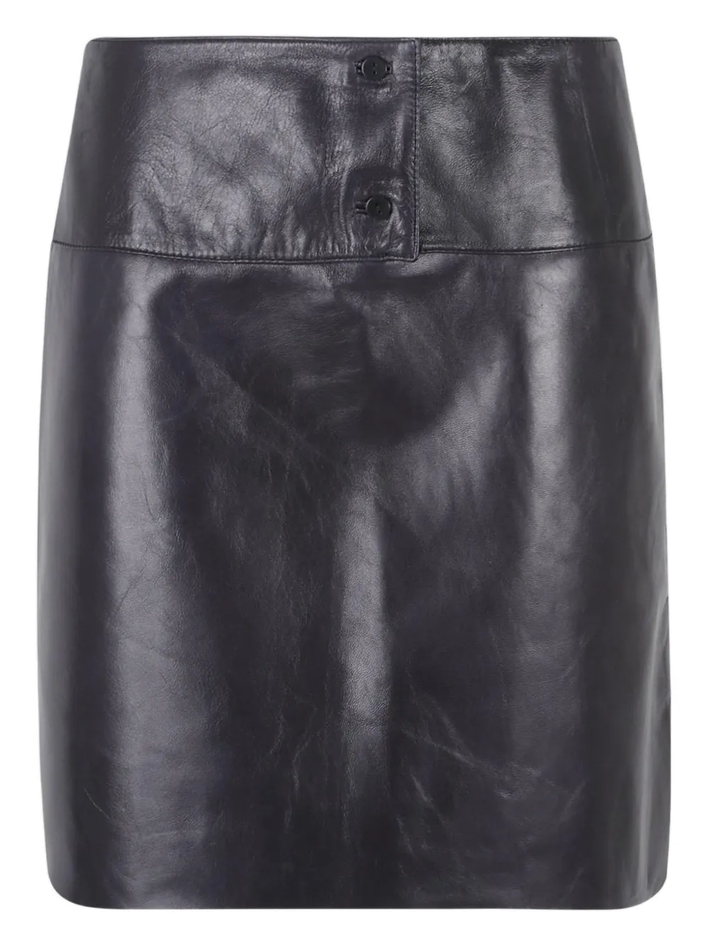 Paloma Wool Rietti leather mini skirt | Grey | Image 1
