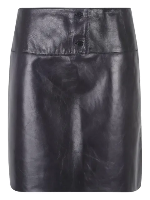 Paloma Wool Rietti leather mini skirt