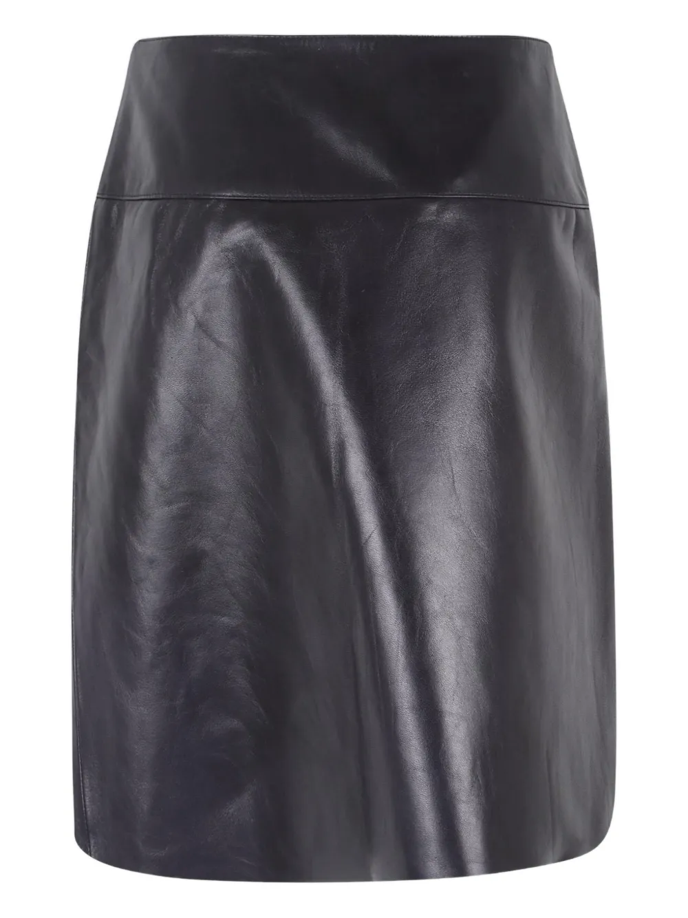 Paloma Wool Rietti leather mini skirt - Grijs