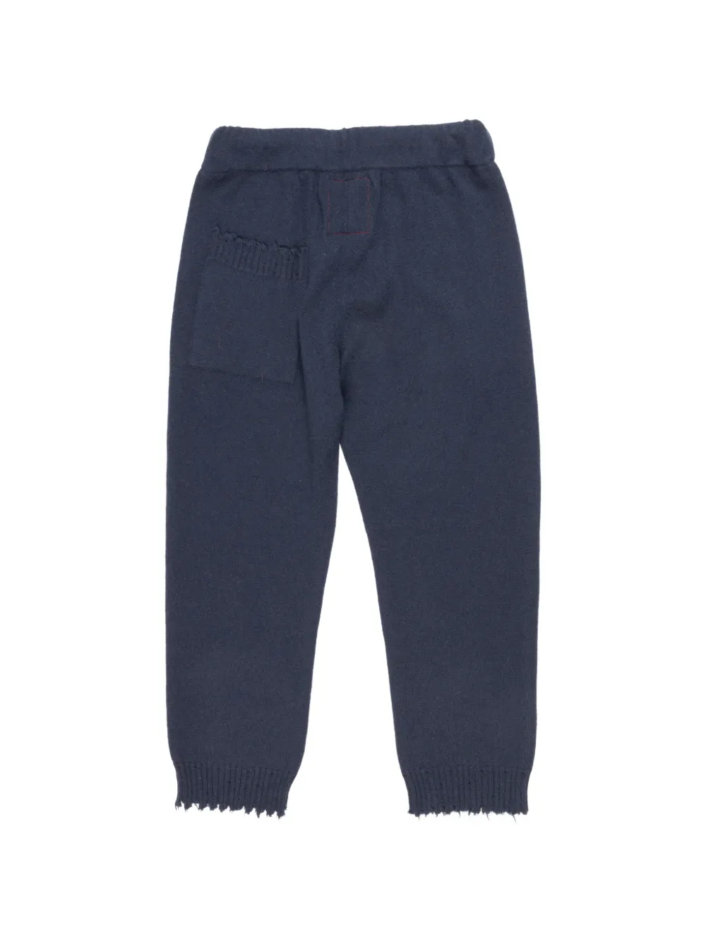 Uma Wang Broek met trekkoord en zak Blauw