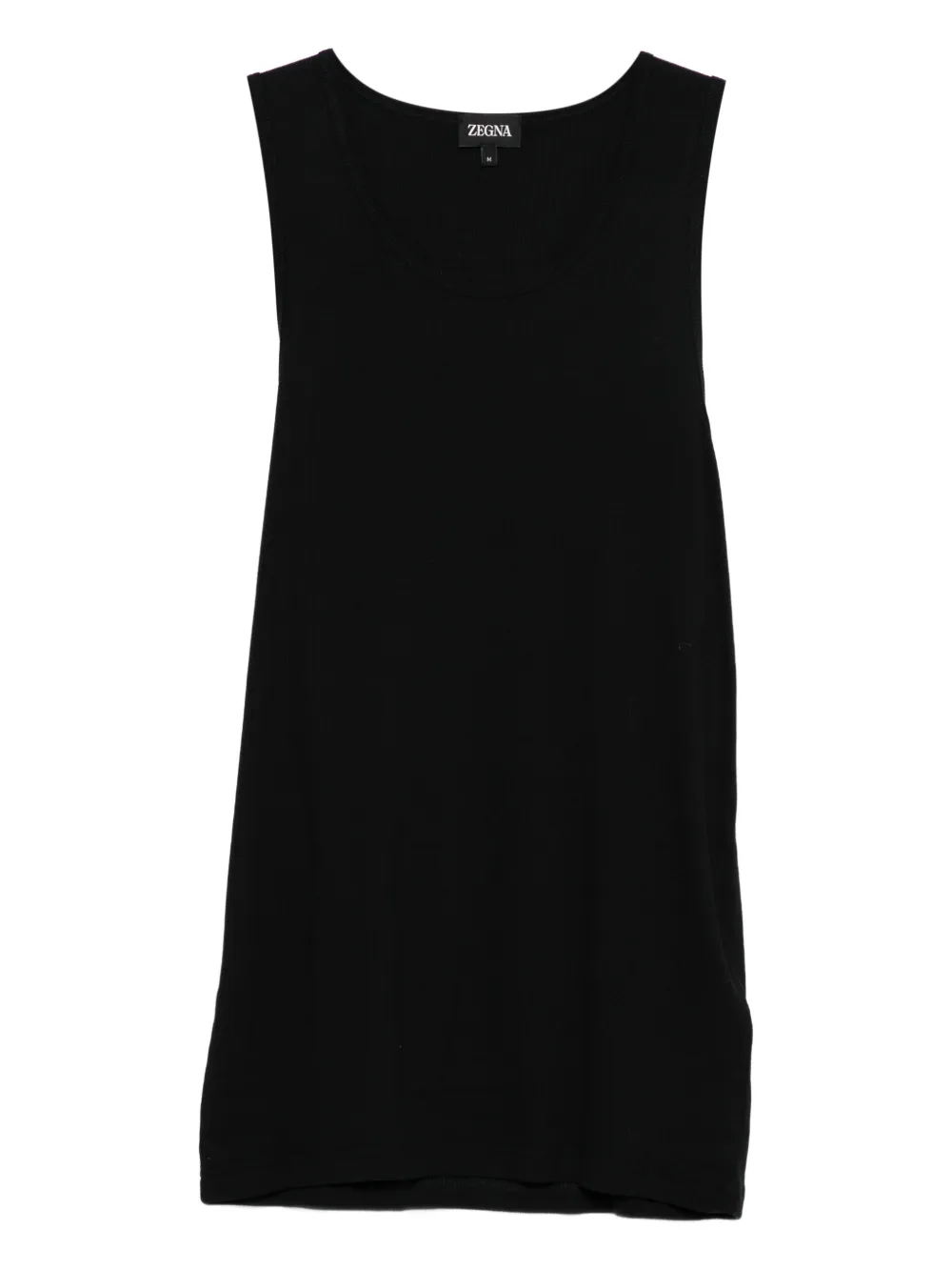 Zegna ribbed tank top | negro | Image 1