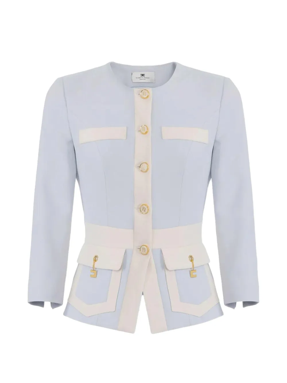 Elisabetta Franchi Giacca con design color-block - Blu