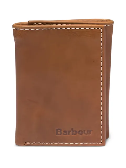 Barbour Bywell stitched-leather bi-fold wallet