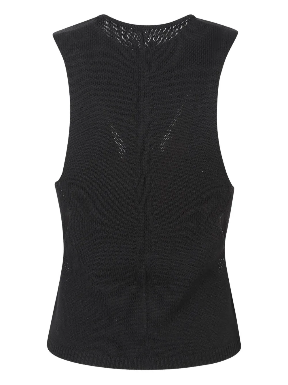 Rick Owens Tanja Cut-out Top In Black