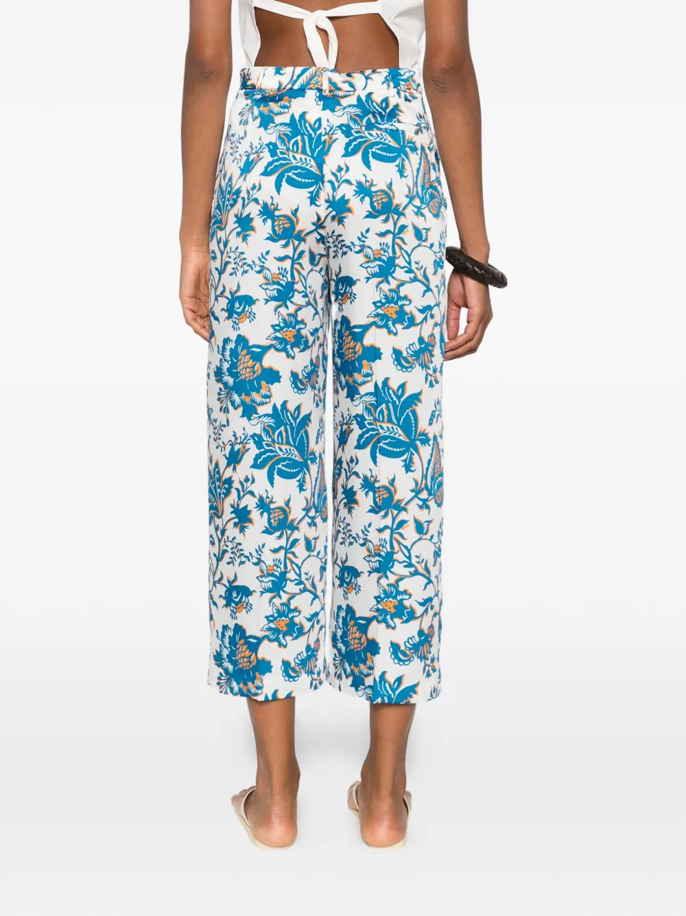 ETRO Broek met bloemen Wit