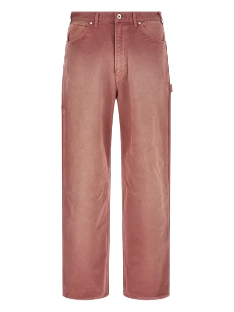 Auralee  garment-dyed workwear trousers