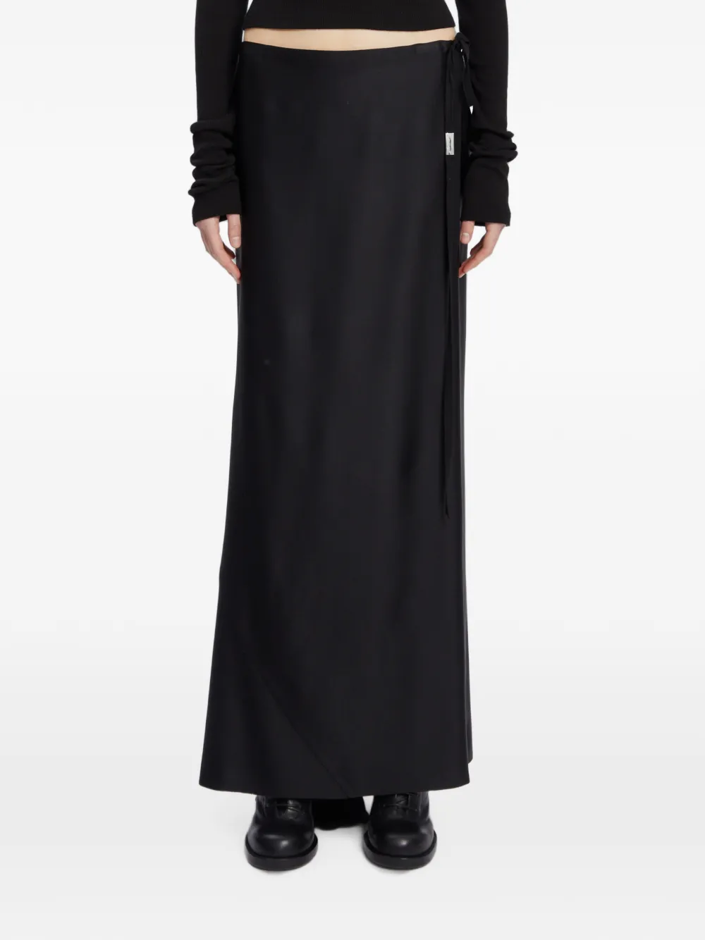 Ann Demeulemeester Eveline maxi skirt - Nero