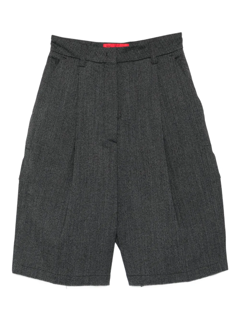 THELATEST pleated tailored shorts - Grigio