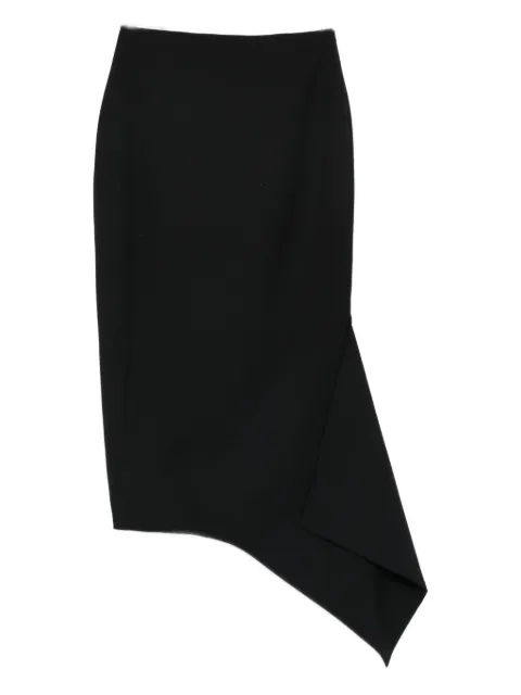 THELATEST asymmetric-hem midi skirt