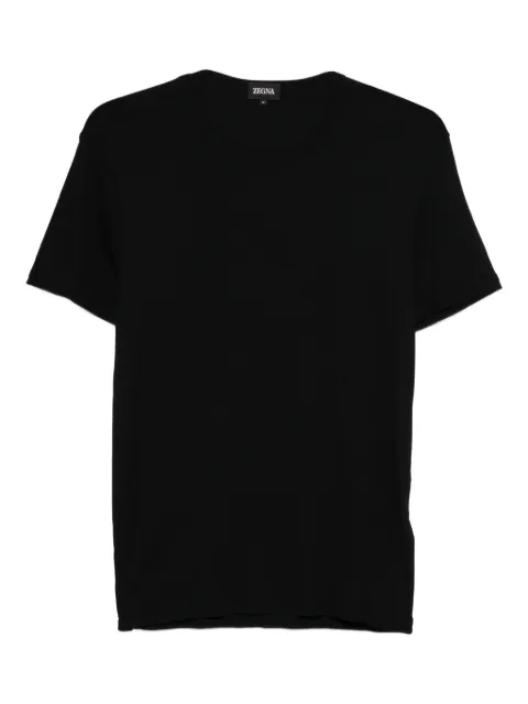 Zegna camiseta de canalé
