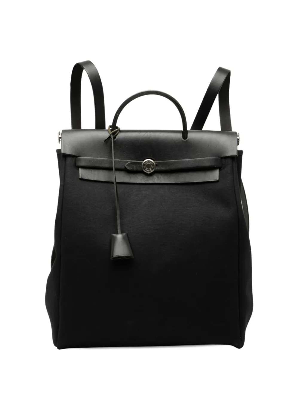 Hermès Pre-Owned 2010 Toile Herbag GM backpack | negro | Image 1
