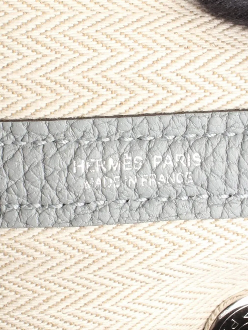 Pre-owned Hermes 2025 Negonda Garden Party Tpm Tote Bag In Blue