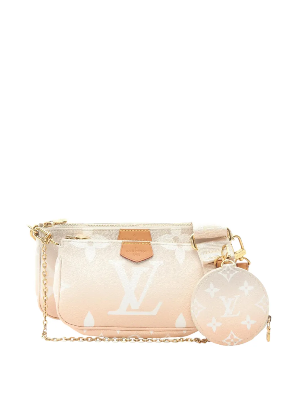 Louis Vuitton Pre-Owned 2021 Monogram Giant By The Pool Multi Pochette Accessoires crossbody bag - Pink