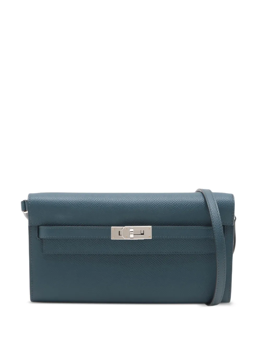 Hermès Pre-Owned 2024 Epsom Kelly To Go Wallet crossbody bag | Blue | Image 1