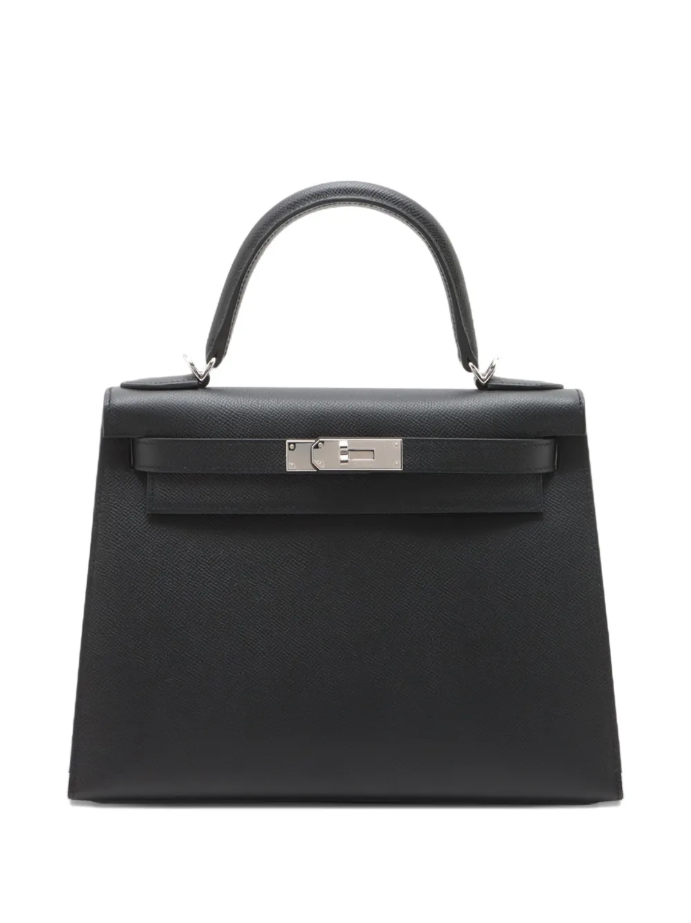 Hermès Pre-Owned Borsa a tracolla Kelly II Sellier 28 in pelle Epsom 2025 - Nero