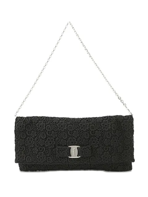 Ferragamo Pre-Owned 20th Century Lace Vara Flap crossbody bag