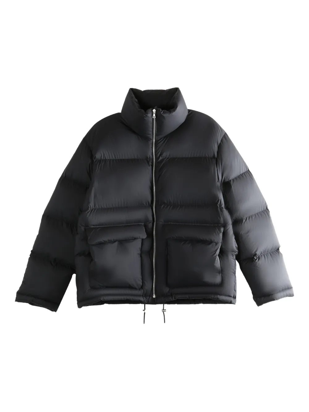 Auralee Giacca con tasche e zip - Nero