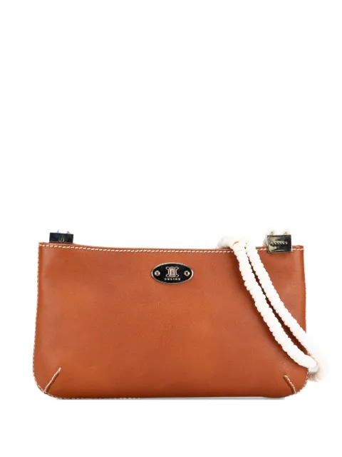 Celine Pre-Owned 20th Century Calfskin Shell Strap shoulder bag