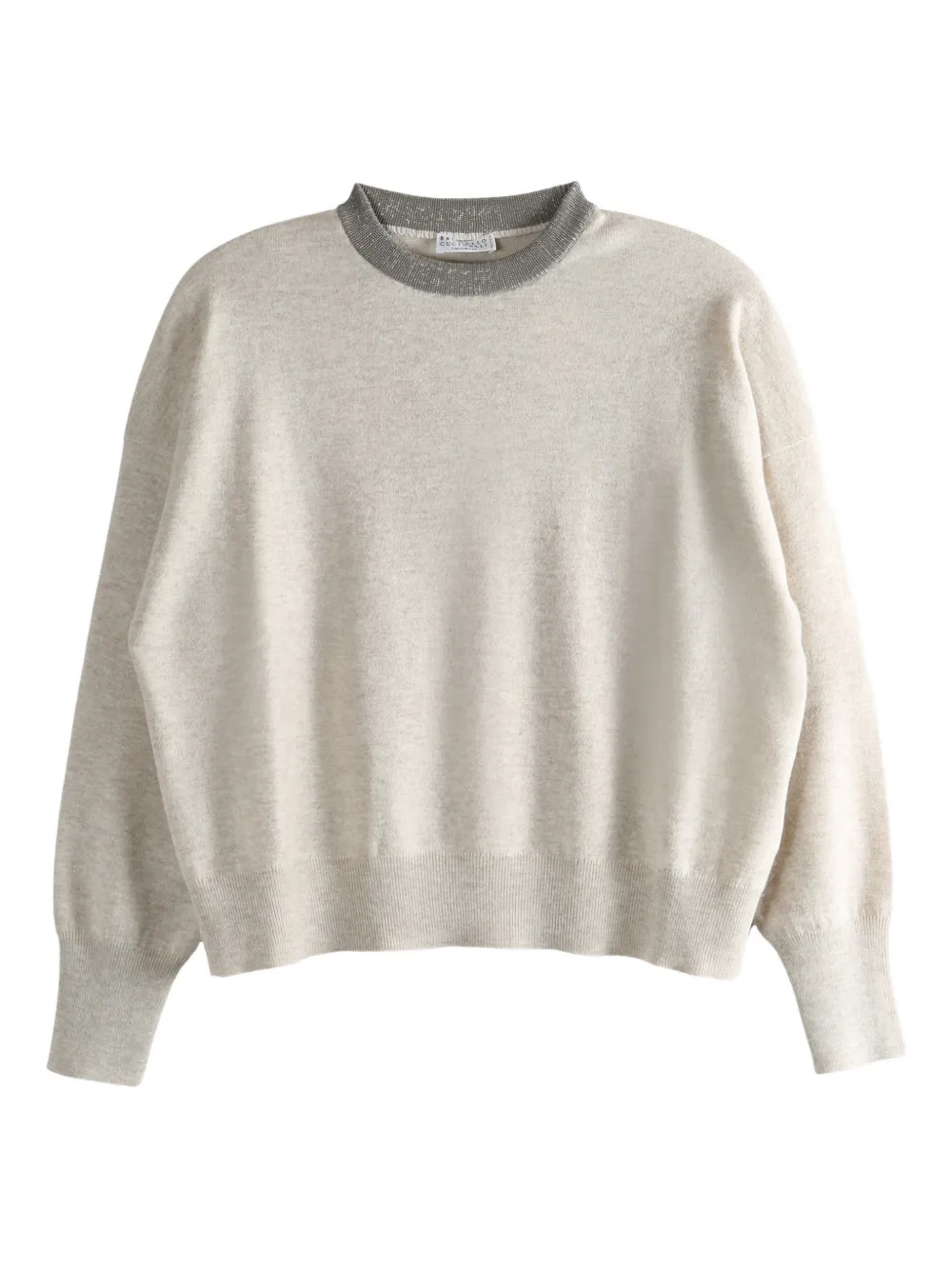 Brunello Cucinelli crew-neck sweater - Toni neutri