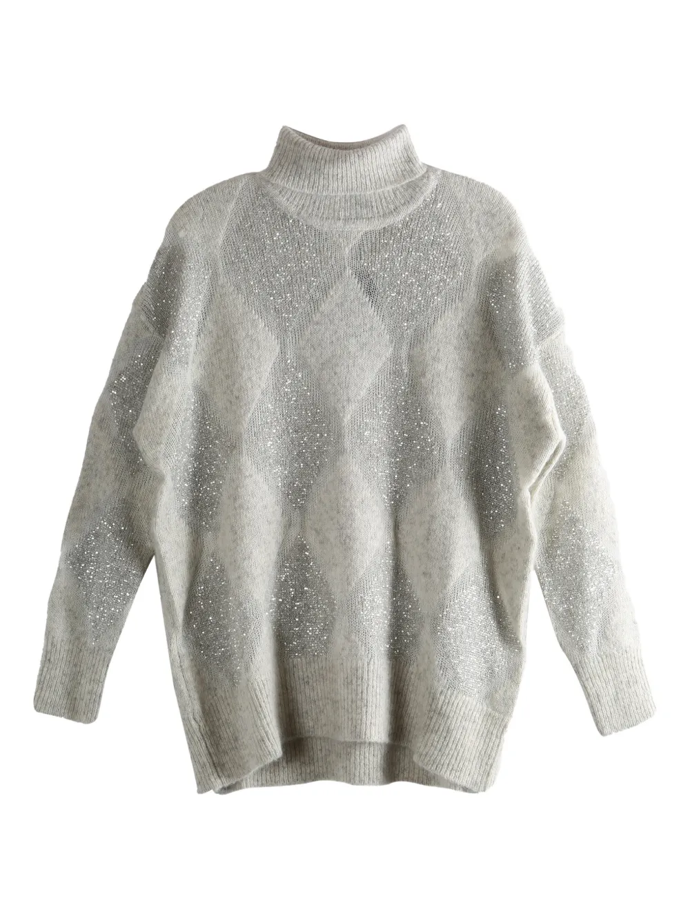 Brunello Cucinelli turtleneck sweater - Grigio