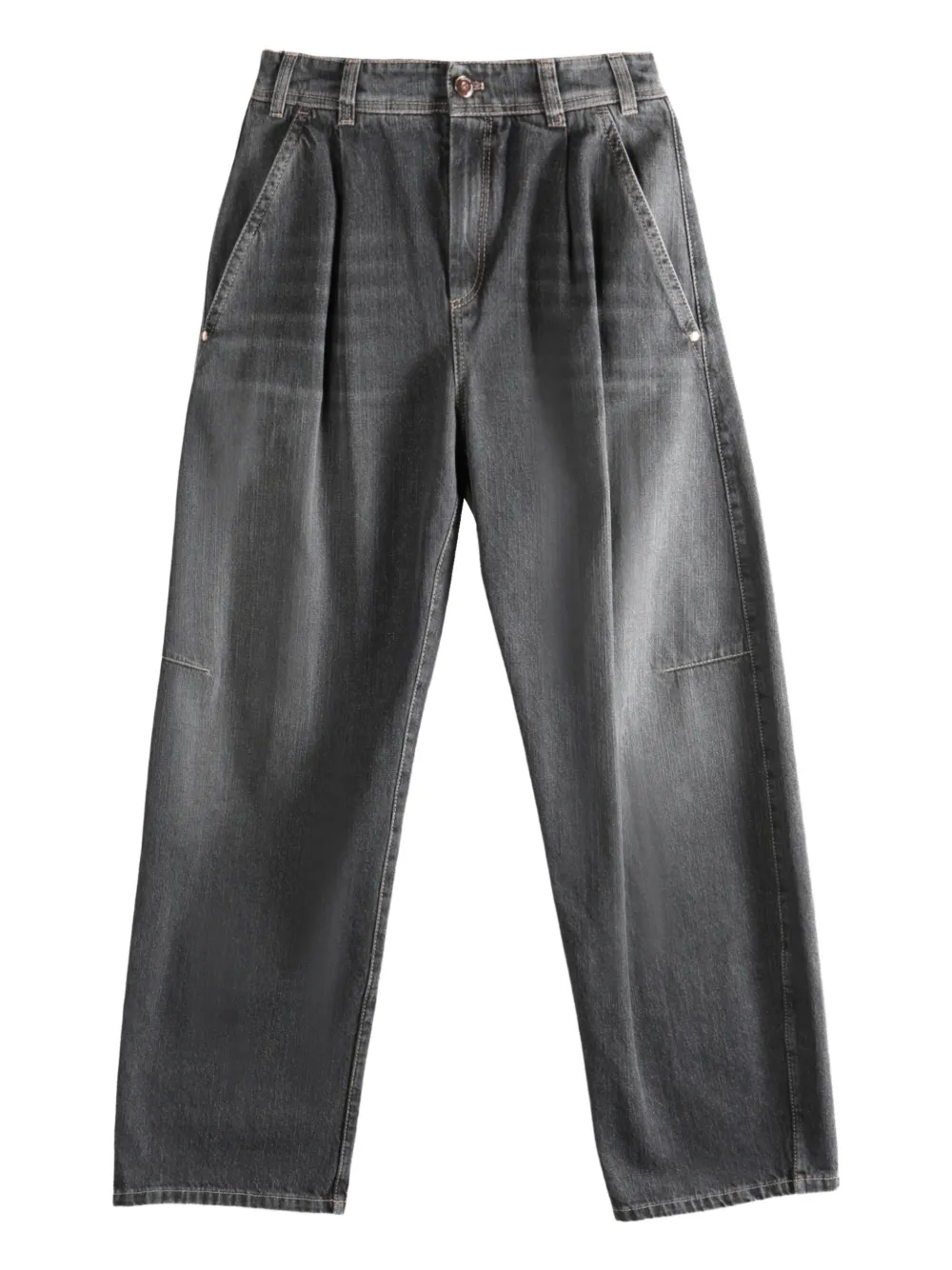 Brunello Cucinelli jeans con pinzas | negro | Image 1