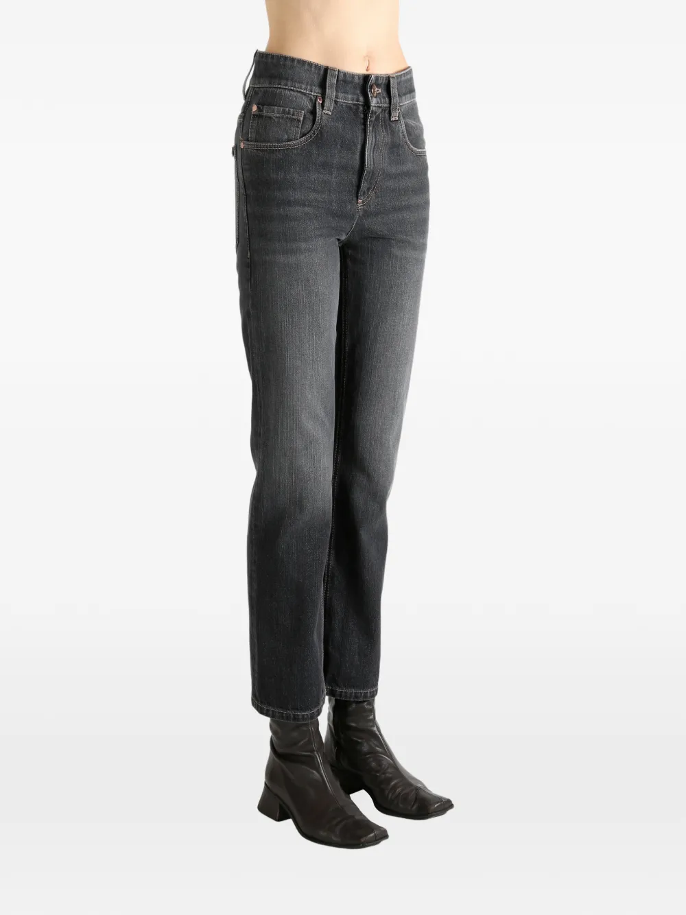  Brunello Cucinelli Vaqueros Con Cinco Bolsillos - Negro 