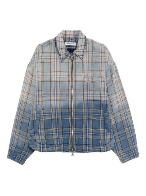 COLE BUXTON tartan-pattern zip-fastening jacket