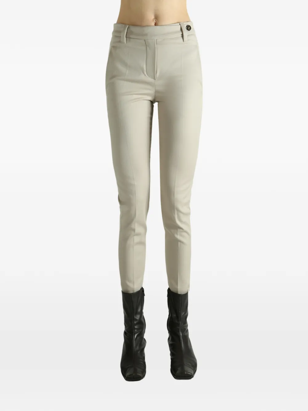 Brunello Cucinelli button Sabbia trousers | Tailored Trousers | Image 2