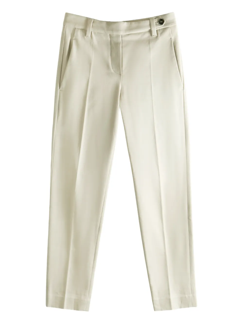 Brunello Cucinelli button Sabbia trousers | Neutrals | Image 1