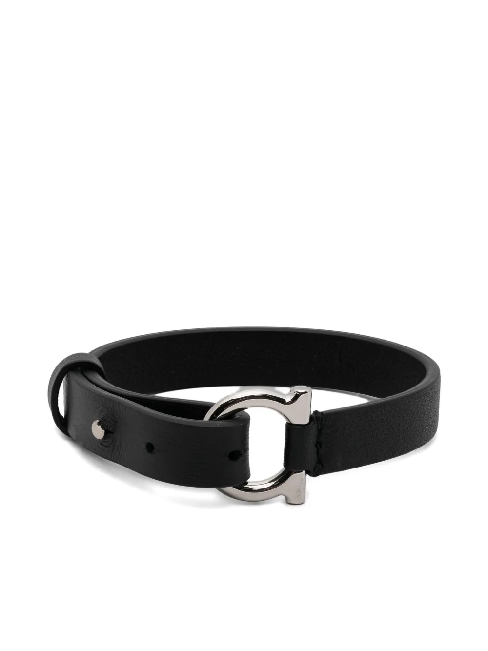 Ferragamo leather bracelet - Nero