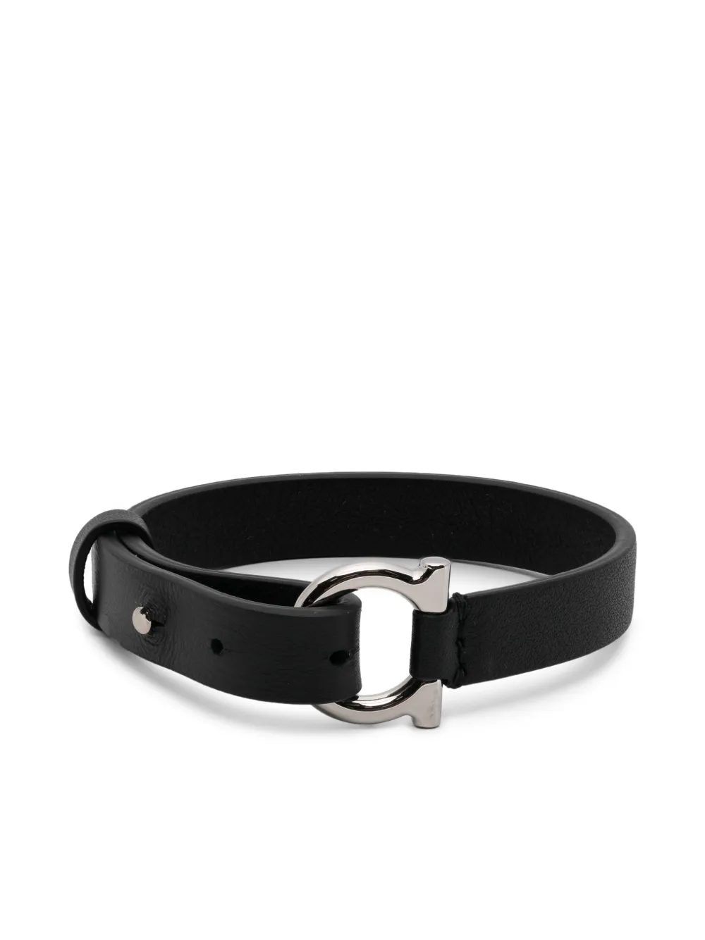 Ferragamo leather bracelet - Nero