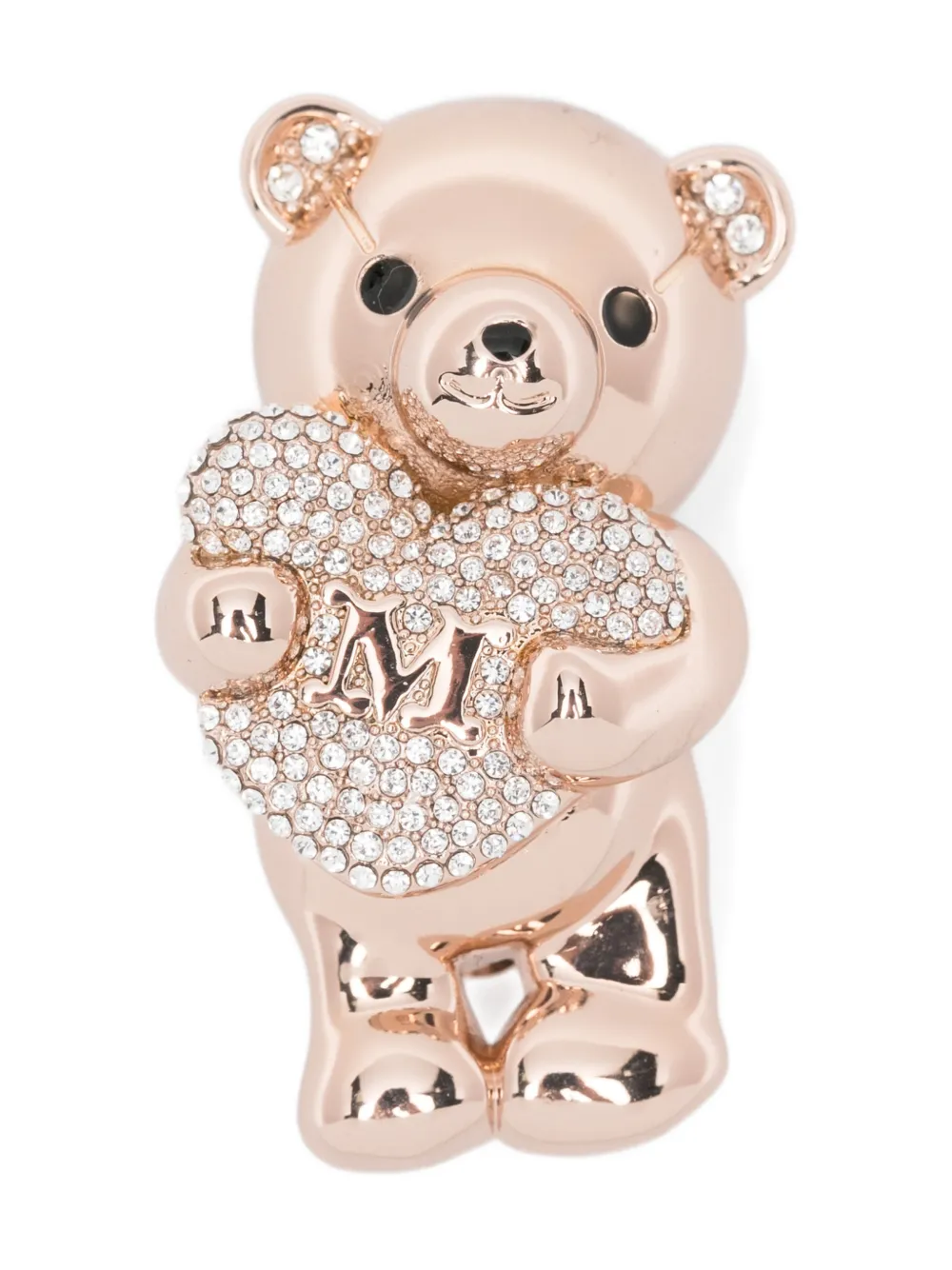 Max Mara teddy-bear brooch - Rosa