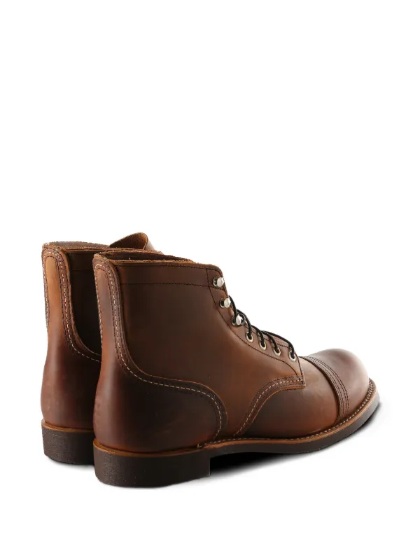 Red Wing Shoes Iron Ranger® lace-up Boots | Brown | FARFETCH