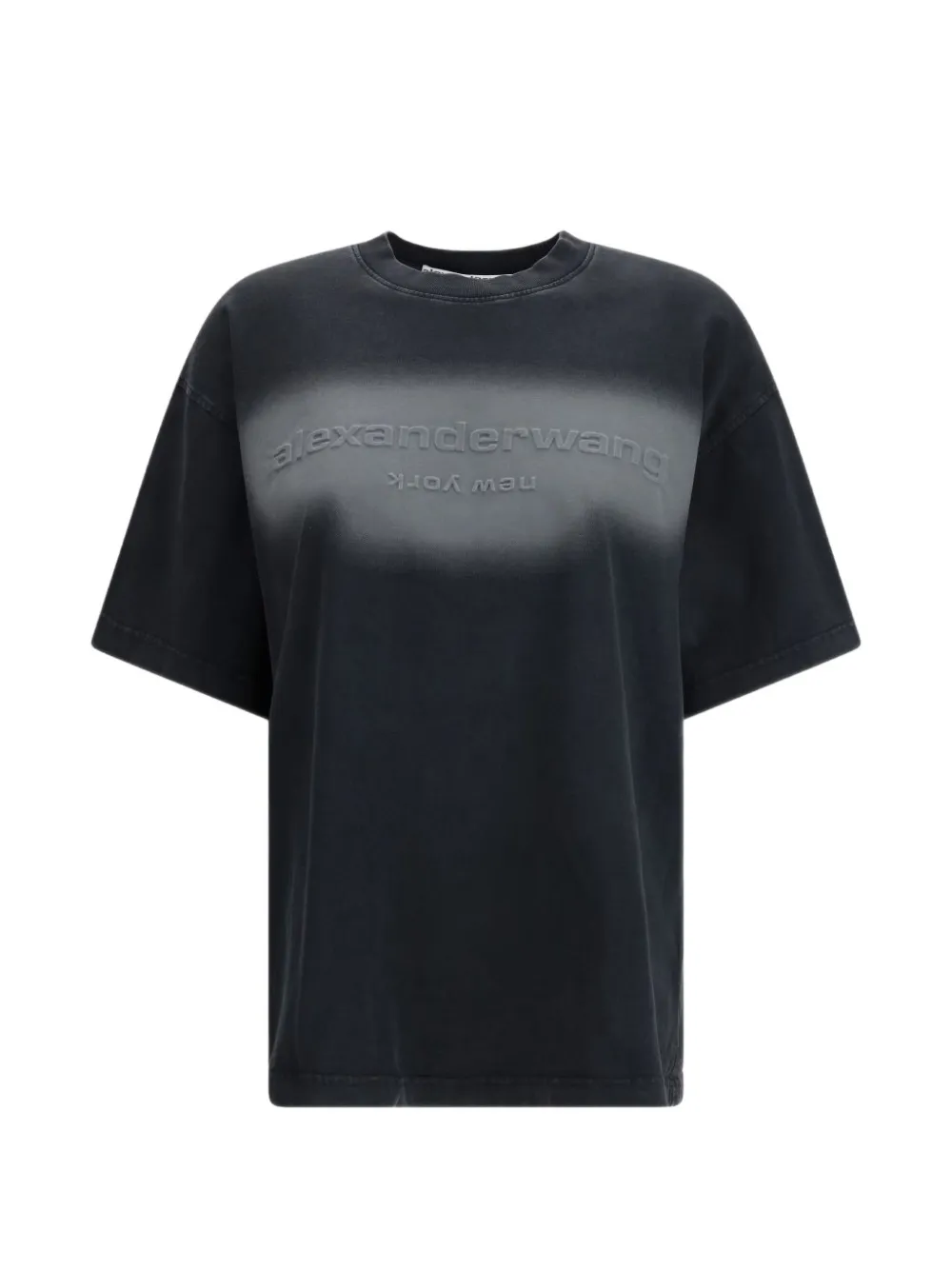 Alexander Wang Reflective Halo Print Logo T-shirt - Nero