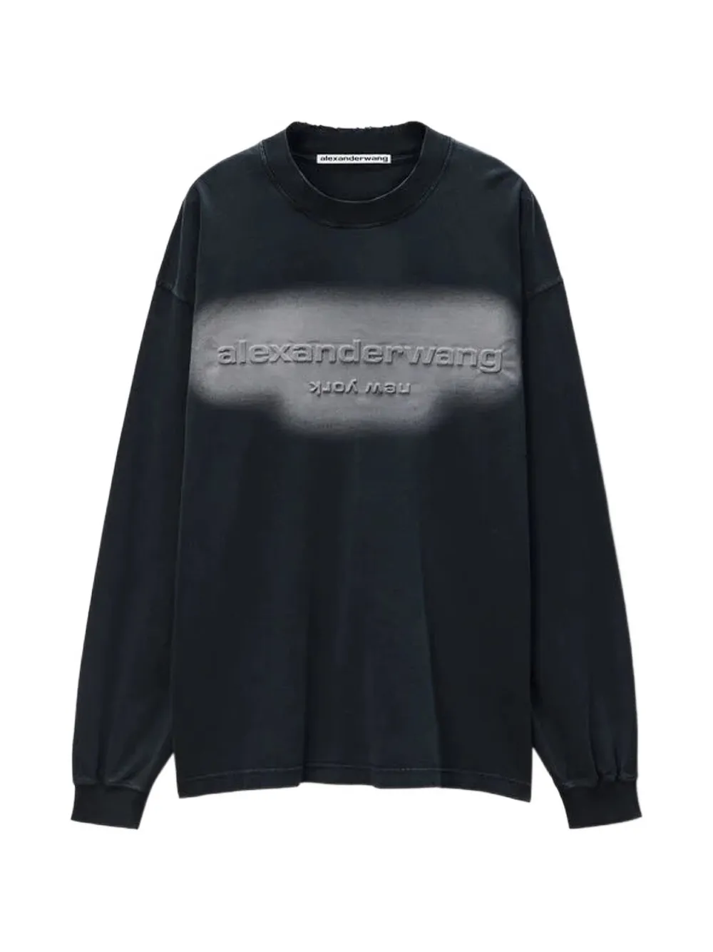 Alexander Wang Halo sweater met reflecterend logo Grijs