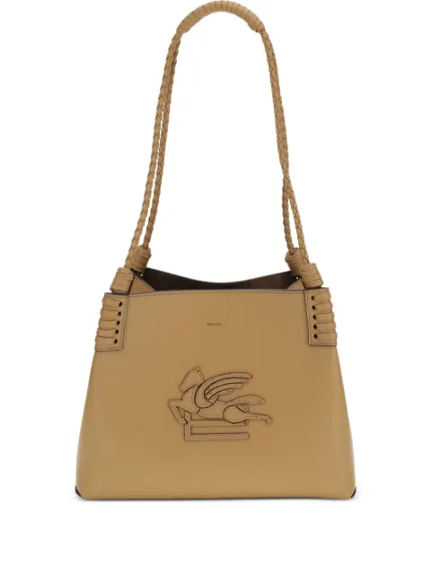 ETRO small Libra braided-handle leather bag