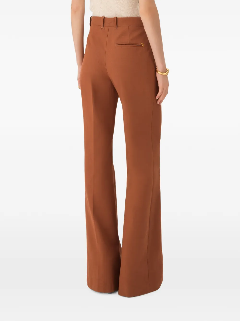 Chloé Broek met paspelzak Bruin