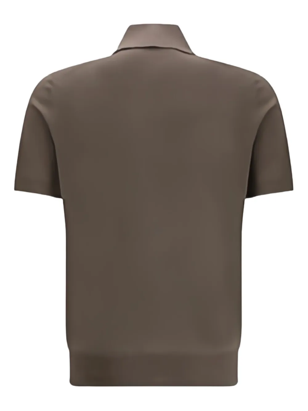 Brunello Cucinelli Poloshirt met korte mouwen - Bruin