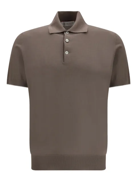 Brunello Cucinelli short-sleeve polo shirt